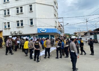 Polda Papua Kawal Humanis Aksi Damai Aliansi Setara Di Abepura, Situasi Berjalan Aman dan Kondusif