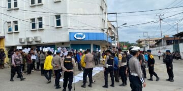 Polda Papua Kawal Humanis Aksi Damai Aliansi Setara Di Abepura, Situasi Berjalan Aman dan Kondusif