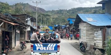Hadir di Tengah Warga, Polres Tolikara Intensifkan Patroli Humanis Jaga Kamtibmas