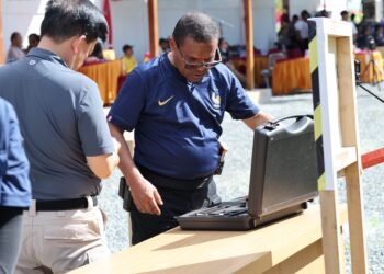 Kapolda Papua Tinjau Latihan Menembak Presisi 20 Meter, Tingkatkan Profesionalisme dan Kemampuan Personel
