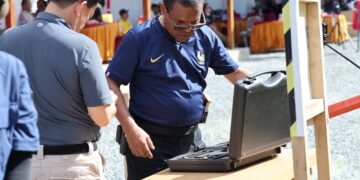 Kapolda Papua Tinjau Latihan Menembak Presisi 20 Meter, Tingkatkan Profesionalisme dan Kemampuan Personel 