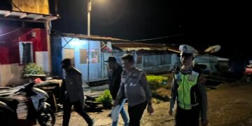 Patroli Malam Polres Tolikara Perkuat Rasa Aman Warga di Karubaga 