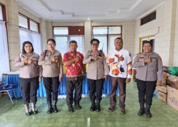 Polda Papua Berikan Trauma Healing kepada Korban Ledakan di Biak Numfor, Hadirkan Semangat dan Keceriaan di Pengungsian 