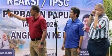 Kapolda Papua Resmi Buka Sertifikasi Tembak Reaksi IPSC Angkatan II Tahun 2026