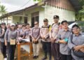 Dukung Pelayanan Kesehatan Masyarakat, Polsek Naukenjerai Amankan Kegiatan Posyandu Balita dan Lansia