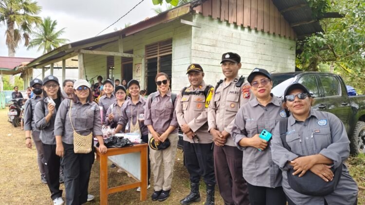 Dukung Pelayanan Kesehatan Masyarakat, Polsek Naukenjerai Amankan Kegiatan Posyandu Balita dan Lansia