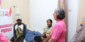 Bakti Kesehatan Bedah Minor Gratis, Wujud Kepedulian Polri dan Bhayangkari bagi Masyarakat Papua