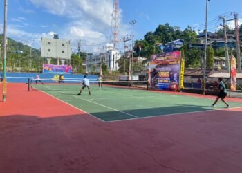 Semarak Hut Bhayangkara Ke-80, Persaingan Menuju Semifinal Turnamen Tenis Kapolda Papua Cup 2026 Semakin Ketat