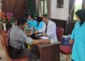 Satlantas Polres Mamberamo Tengah Gelar Strong Point Pagi, Berikan Teguran Humanis kepada Pengendara