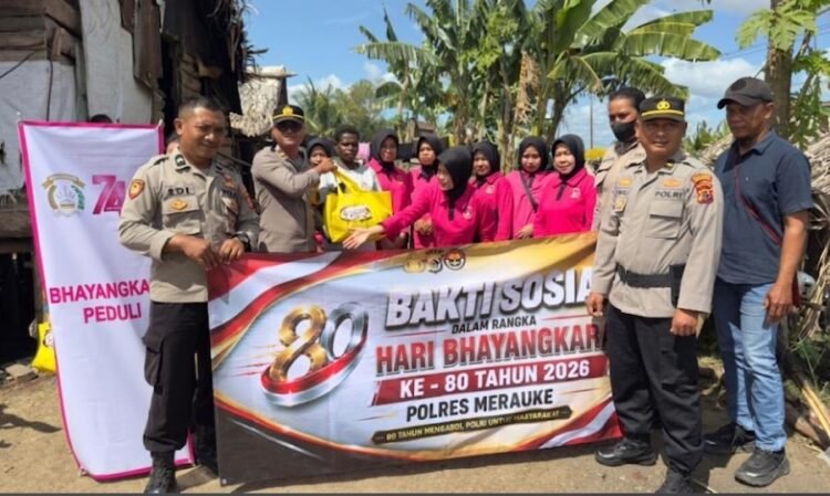 Sambut Hari Bhayangkara ke-80, Polsek Tanah Miring Berbagi Kasih kepada Warga dan Purnawirawan Polri
