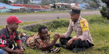 Sportivitas dan Semangat Juang Warnai Hari Kelima Turnamen Badminton Terbuka Piala Kapolda Papua Cup 2026