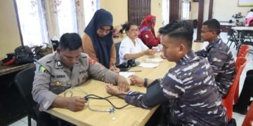 ‎Aksi Donor Darah Hari Bhayangkara ke-80 di Biak, Terkumpul 67 Kantong Darah