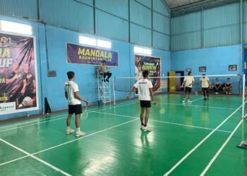 ‎Sportivitas dan Semangat Juang Mewarnai Hari Keenam Turnamen Badminton Piala Kapolda Cup