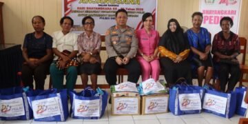 Sambut Hari Bhayangkara ke-80, Polres Sarmi Hormati Pengabdian Purnawirawan dan Warakawuri