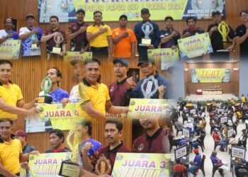 Meriah dan Penuh Sportivitas, Turnamen Domino Kapolda Papua Cup I 2026 Resmi Ditutup