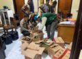 Polsek Waris Amankan Pelaku Pemalakan dan Sita Ratusan Botol Minuman Keras