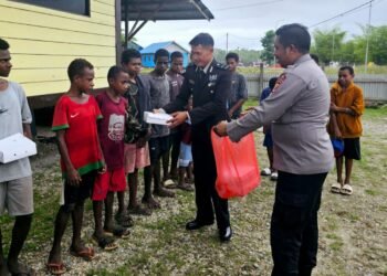Hari Bhayangkara ke-80, Polisi Pelabuhan Tanah Merah dan Iwoot Tebar Kepedulian untuk Masyarakat