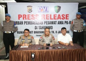 Polda Papua Kawal Proses Penanganan Jenazah Pilot AMA PK-RCY di RS Bhayangkara