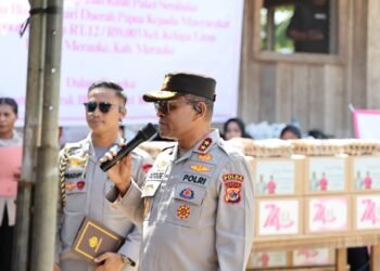 Kapolda Papua Resmikan Bantuan Sarana Air Bersih di Kampung Kondap, Wujud Nyata Kepedulian Polri kepada Masyarakat