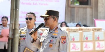 Kapolda Papua Resmikan Bantuan Sarana Air Bersih di Kampung Kondap, Wujud Nyata Kepedulian Polri kepada Masyarakat