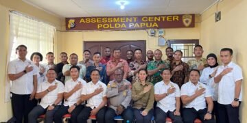Biro SDM Polda Papua Gelar Assessment Jabatan Kasat Samapta dan Kapolsek