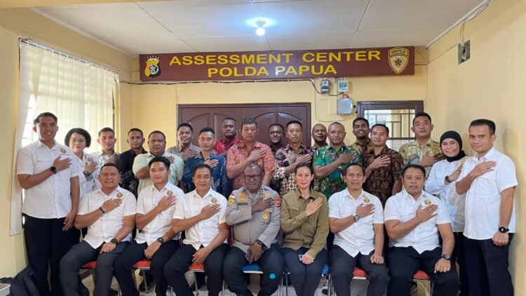 Biro SDM Polda Papua Gelar Assessment Jabatan Kasat Samapta dan Kapolsek