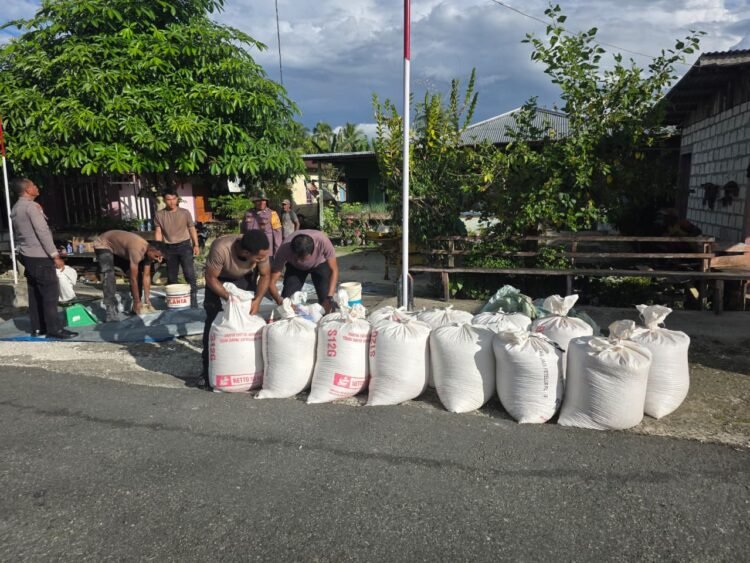 Polres Jayapura Lanjutkan Pengolahan Hasil Panen Jagung, Perkuat Program Ketahanan Pangan Nasional