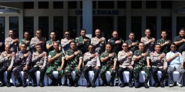 Perkuat Sinergi, Kapolda Papua Silaturahmi dan Makan Siang Bersama Danlanud Manuhua