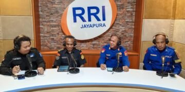 Dialog Interaktif di RRI, Ditpolairud Polda Papua Tegaskan Komitmen Jaga Keamanan Perairan