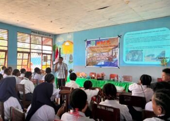Tanamkan Kesadaran Sejak Dini, Satresnarkoba Polres Sarmi Bekali Pelajar Baru Pengetahuan Bahaya Narkoba