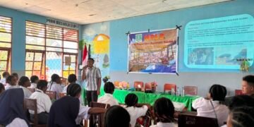 Tanamkan Kesadaran Sejak Dini, Satresnarkoba Polres Sarmi Bekali Pelajar Baru Pengetahuan Bahaya Narkoba