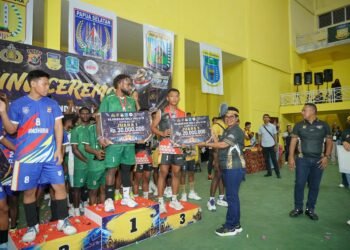 Kejurda Kapolda Cup Voli U-19 2026 Resmi Ditutup, Yahukimo dan Kota Jayapura Raih Gelar Juara