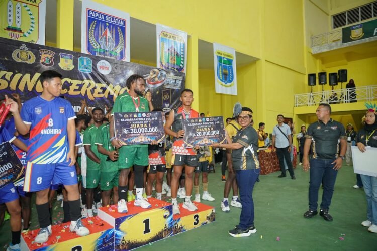 Kejurda Kapolda Cup Voli U-19 2026 Resmi Ditutup, Yahukimo dan Kota Jayapura Raih Gelar Juara