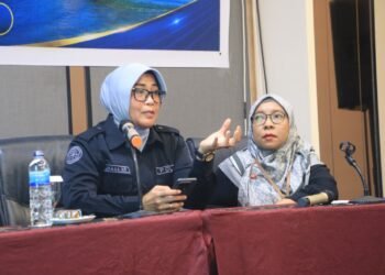 Asah Profesionalisme Wartawan Radio, Bid Humas Polda Papua Berbagi Teknik Konferensi Pers dan Door Stop