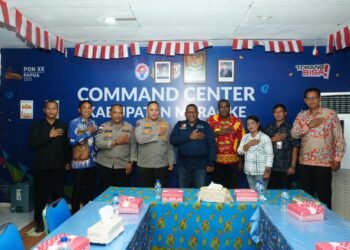 Kabid Humas Polda Papua Jalin Sinergi Informasi Publik dengan Dinas Kominfo Merauke
