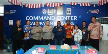 Kabid Humas Polda Papua Jalin Sinergi Informasi Publik dengan Dinas Kominfo Merauke