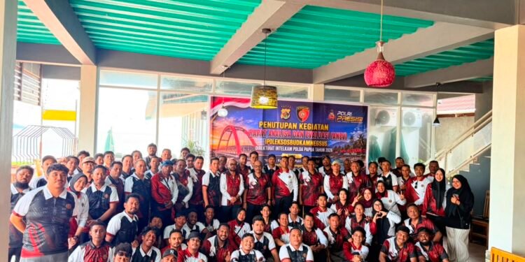 Dit Intelkam Polda Papua Tutup Anev Ipoleksosbudkamnegsus 2026, Perkuat Deteksi Dini dan Sinergi Jaga Stabilitas Kamtibmas