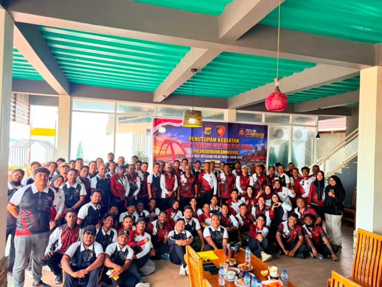 Dit Intelkam Polda Papua Tutup Anev Ipoleksosbudkamnegsus 2026, Perkuat Deteksi Dini dan Sinergi Jaga Stabilitas Kamtibmas