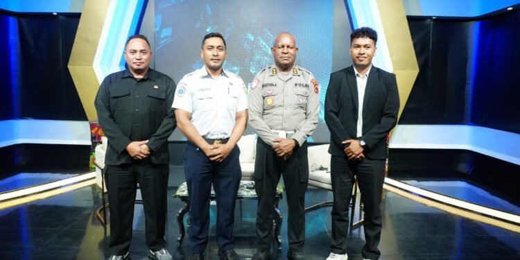 Kolaborasi Polda Papua dan Dishub, Program Kitorang Presisi Dorong Kesadaran Berlalu Lintas
