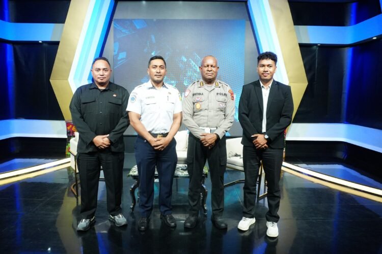Kolaborasi Polda Papua dan Dishub, Program Kitorang Presisi Dorong Kesadaran Berlalu Lintas