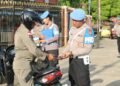 Bangun Keteladanan dari Internal, Bid Propam Polda Papua Gelar Operasi Gaktibplin Kendaraan Personel