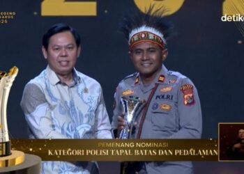 Iptu Motalip Litiloly Raih Penghargaan Hoegeng Awards 2026 Kategori Polisi Tapal Batas dan Pedalaman