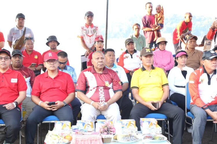 Polda Papua Dukung Launching Pencanangan dan Jalan Santai HUT Ke-81 Proklamasi Kemerdekaan Republik Indonesia Provinsi Papua