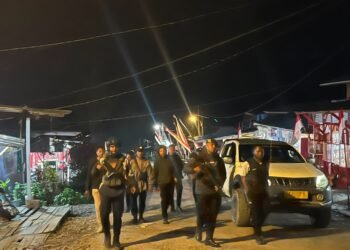 Patroli Malam Polres Tolikara, Polisi Pastikan Warga Beraktivitas dengan Aman