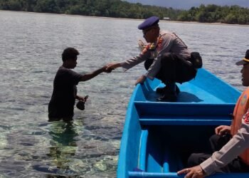 Jaga Laut Tetap Lestari, Polres Supiori Intensifkan Patroli dan Edukasi Nelayan