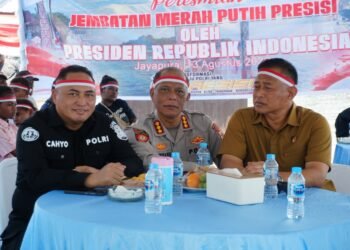 Presiden Resmikan Jembatan Merah Putih, Polda Papua Dorong Infrastruktur untuk Kesejahteraan Warga