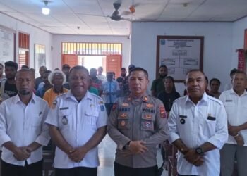 Cegah Karhutla Meluas, Polres Biak Numfor Ajak Warga Babrinbo Jaga Lingkungan