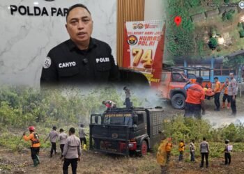Kebakaran Hutan di Biak Timur Berhasil Dikendalikan, Polisi Imbau Warga Tingkatkan Kewaspadaan