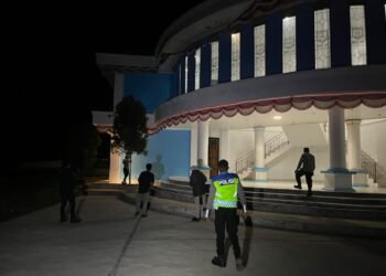 Patroli Malam Polres Mamberamo Tengah, Objek Vital Kobakma Dipastikan Aman