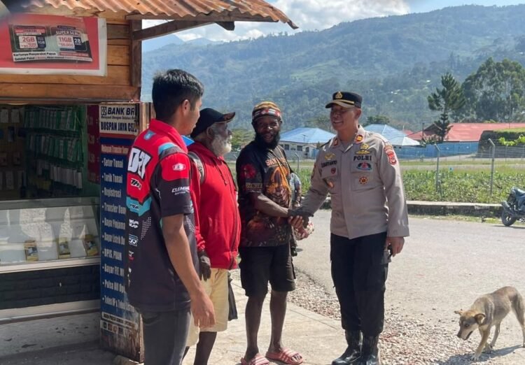 Polres Tolikara Sosialisasikan Pencegahan Karhutla kepada Masyarakat di Karubaga